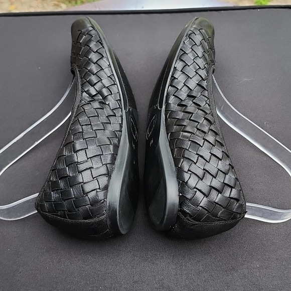 ROBERT ZUR LEATHER WOVEN CUTE  FLATS SIZE 40 IN GUC - Picture 7 of 16